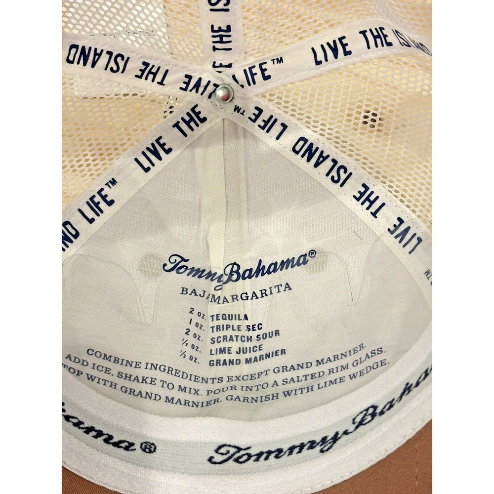 Tommy‎ Bahama Marlin Adjustable Trucker Hat Brown/White OS Fishing Outdoors NWT - Picture 7 of 8